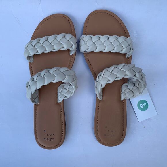 A New Day Lucy Braided Slip-On Sandals Size 9 NWT - Picture 2 of 4